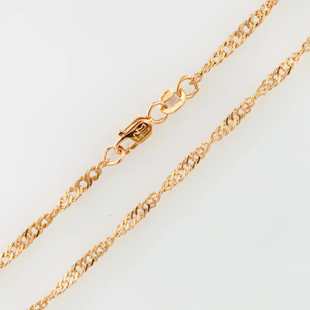 Цепь из красного золота 585 пробы