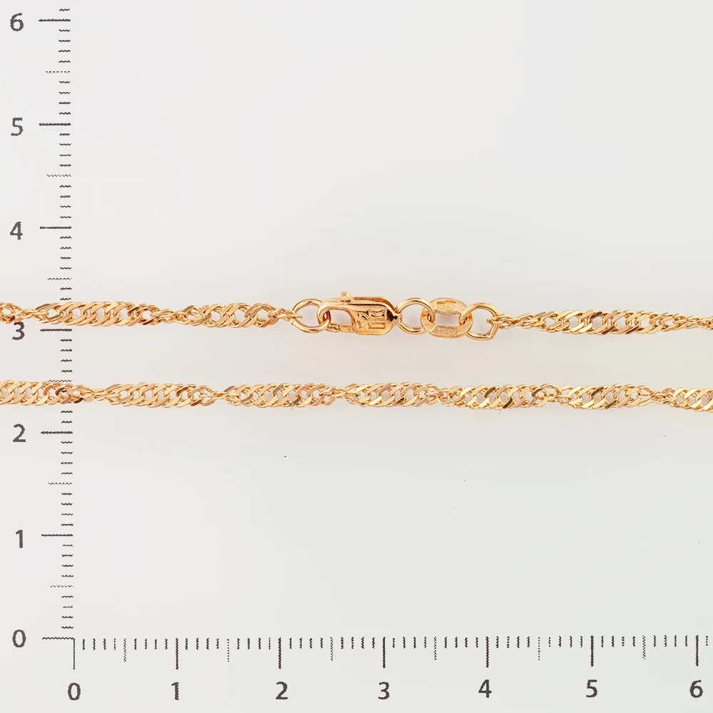 Цепь из красного золота 585 пробы