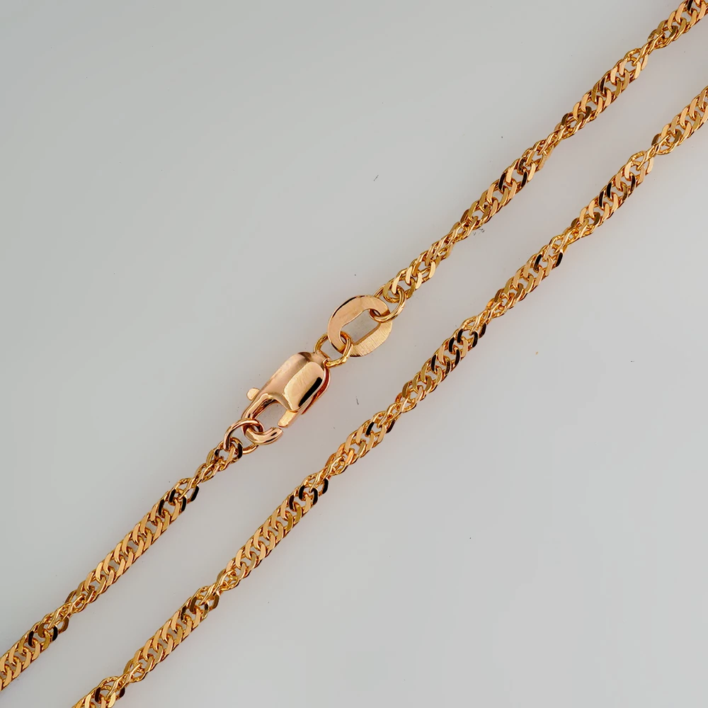 Цепь из красного золота 585 пробы