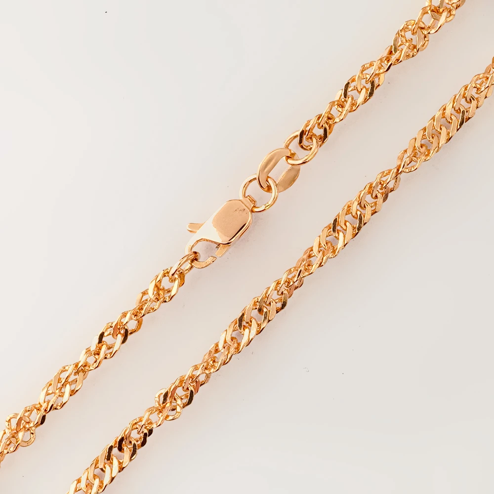 Цепь из красного золота 585 пробы