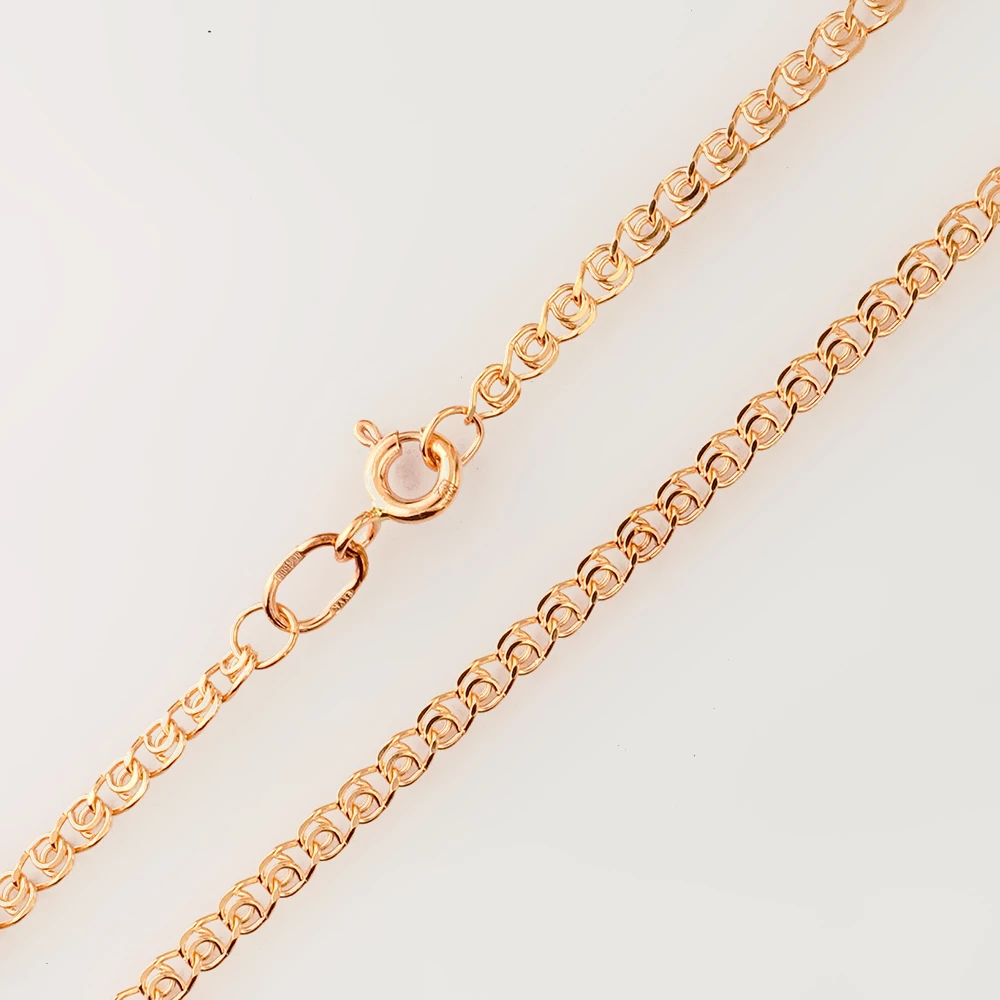 Цепь из красного золота 585 пробы