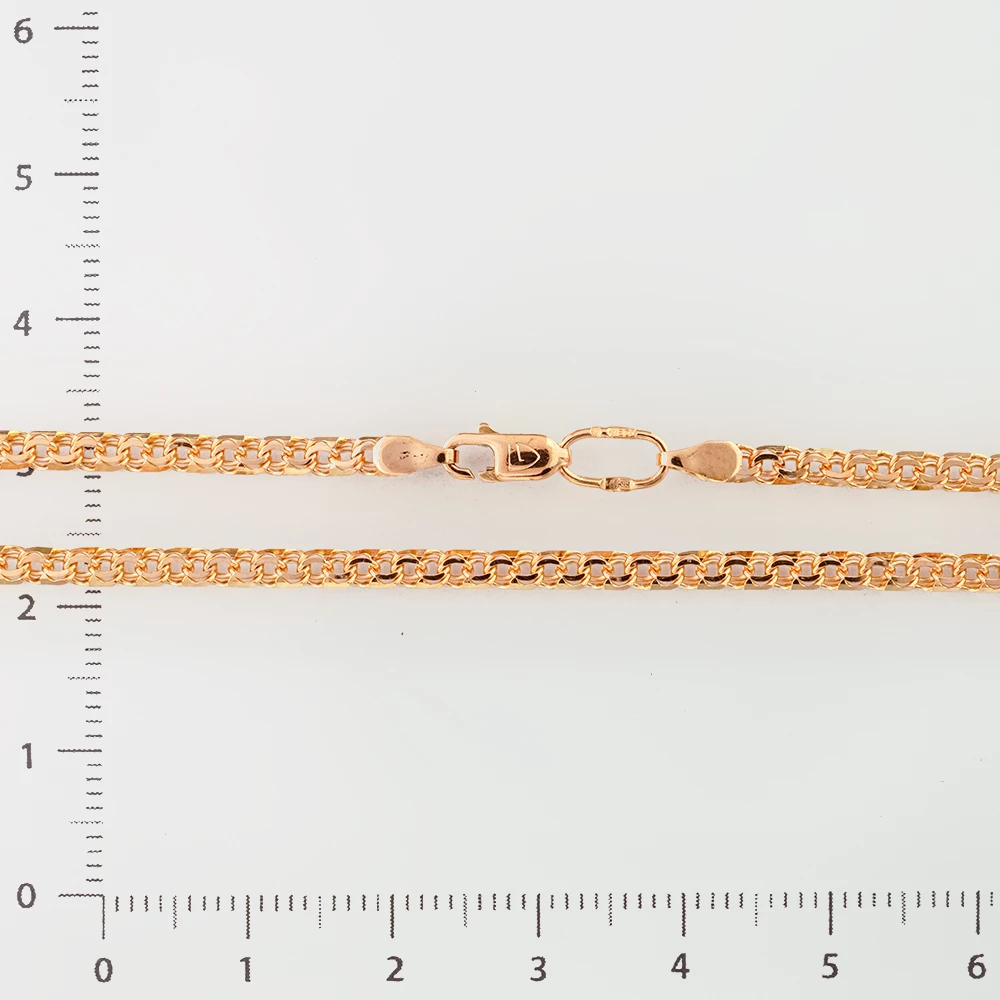 Цепь из красного золота 585 пробы