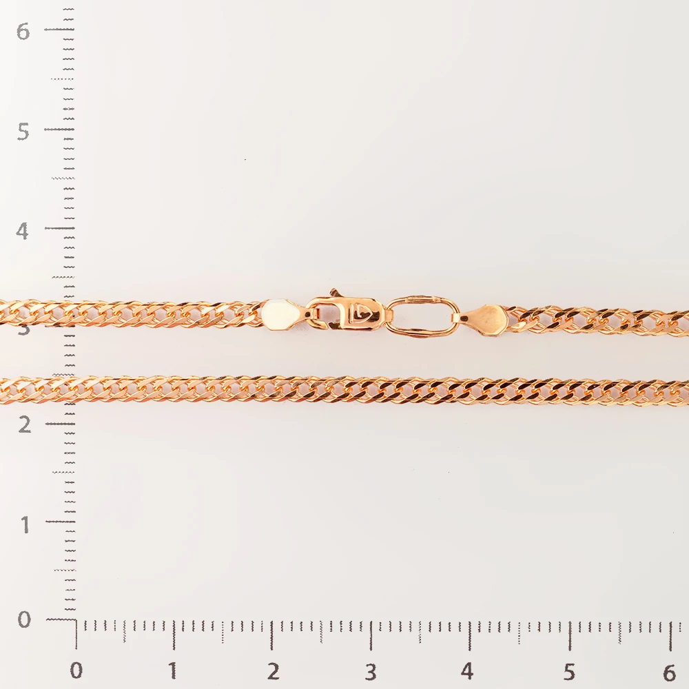 Цепь из красного золота 585 пробы