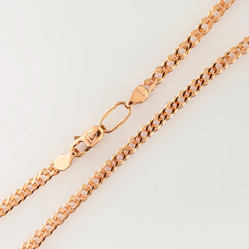 Цепь из красного золота 585 пробы