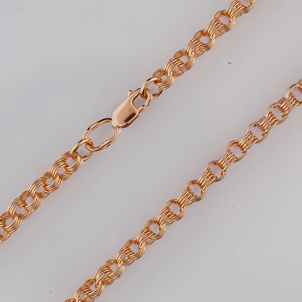 Цепь из красного золота 585 пробы