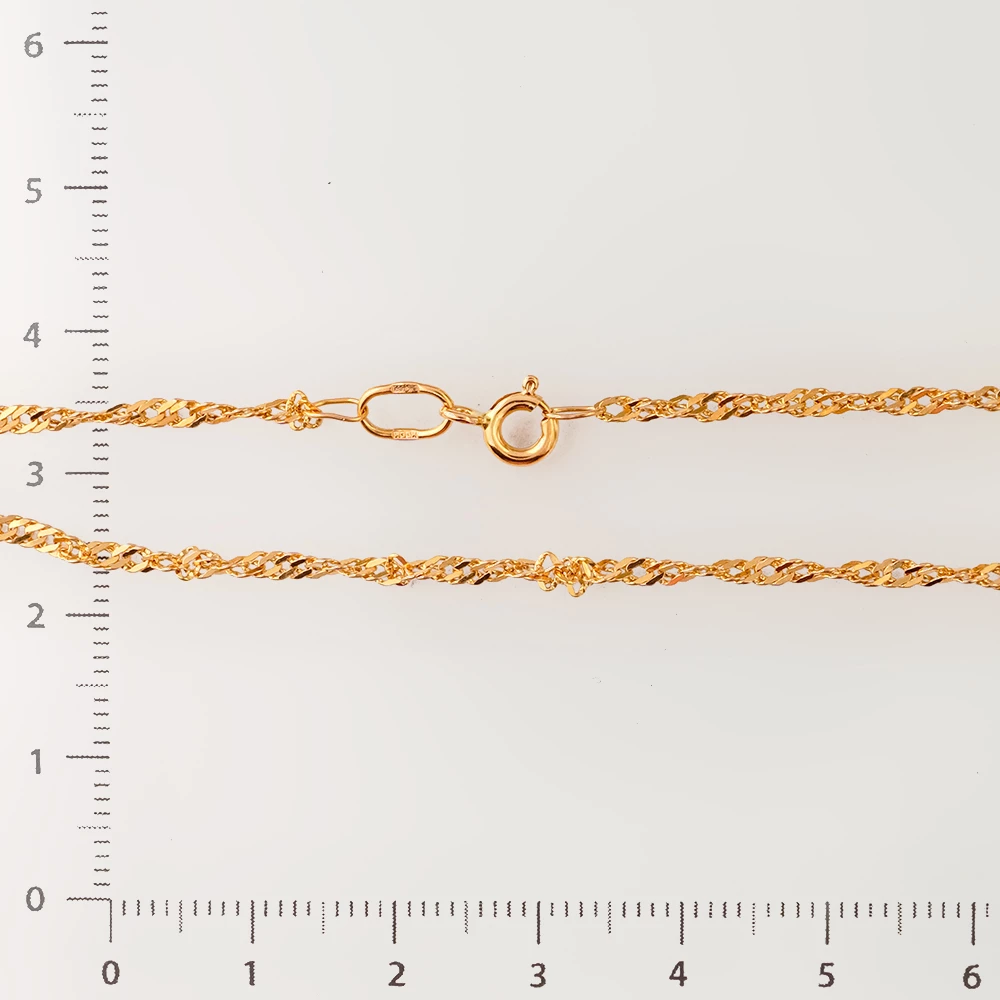 Цепь из красного золота 585 пробы