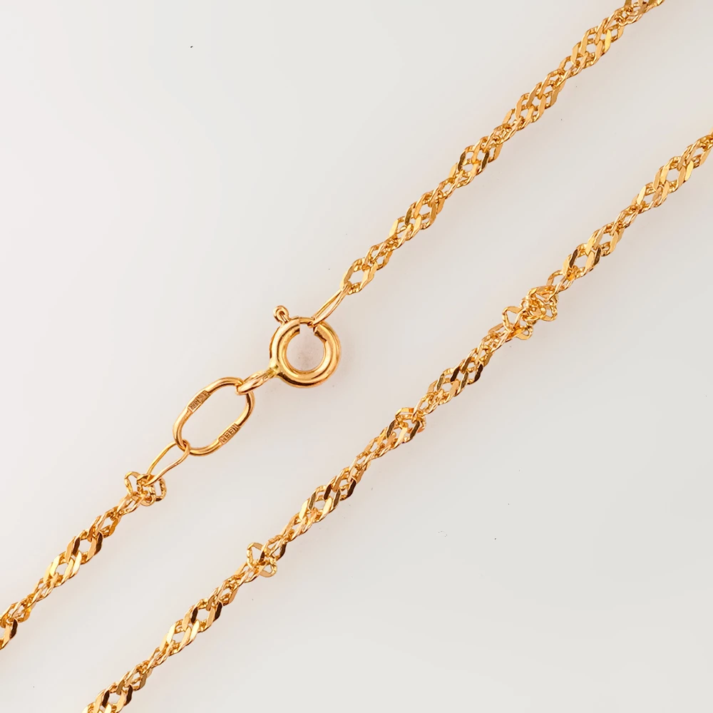 Цепь из красного золота 585 пробы