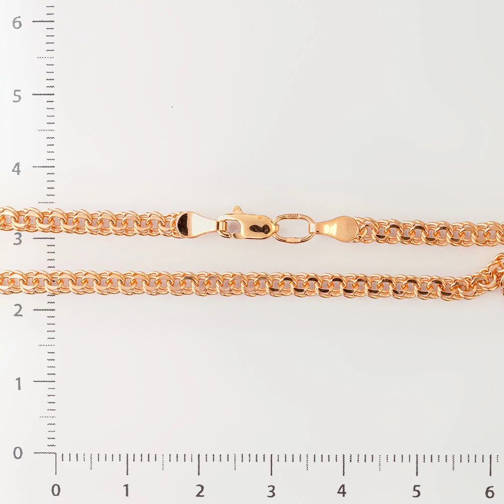 Цепь из красного золота 585 пробы