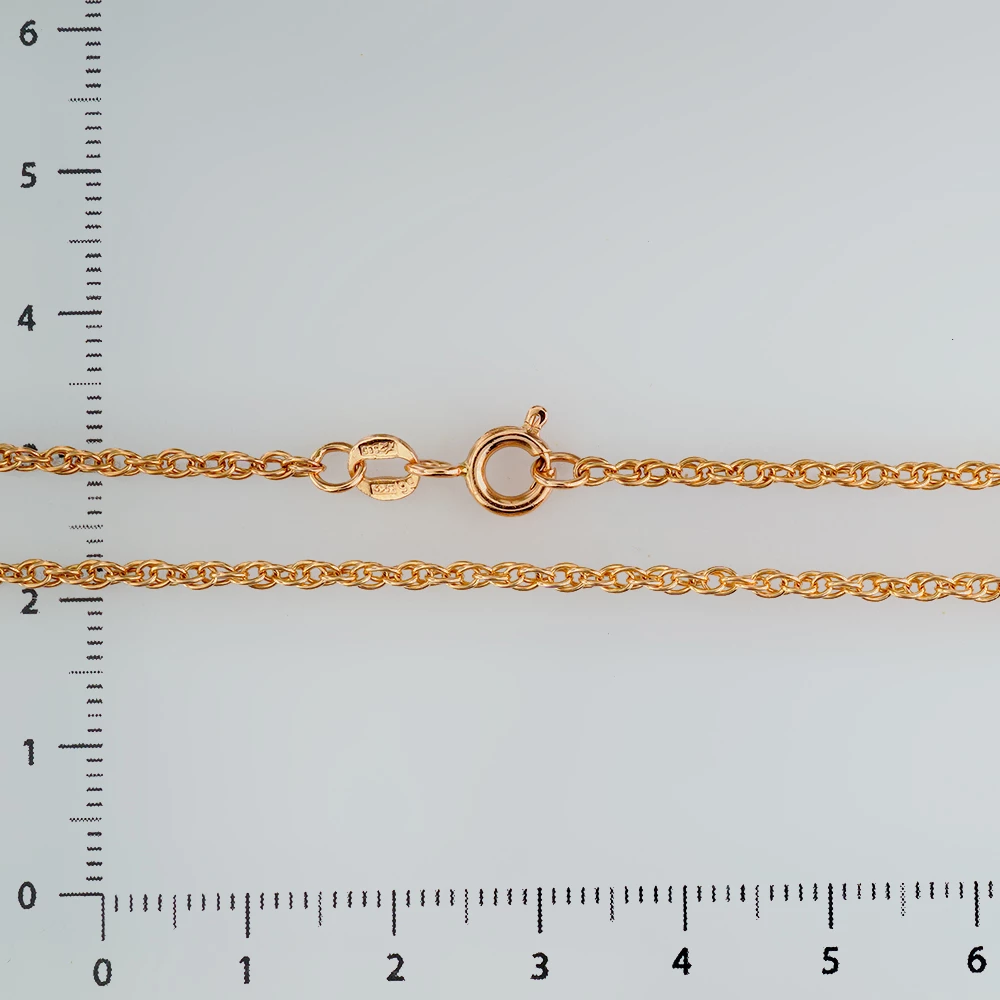 Цепь из красного золота 585 пробы