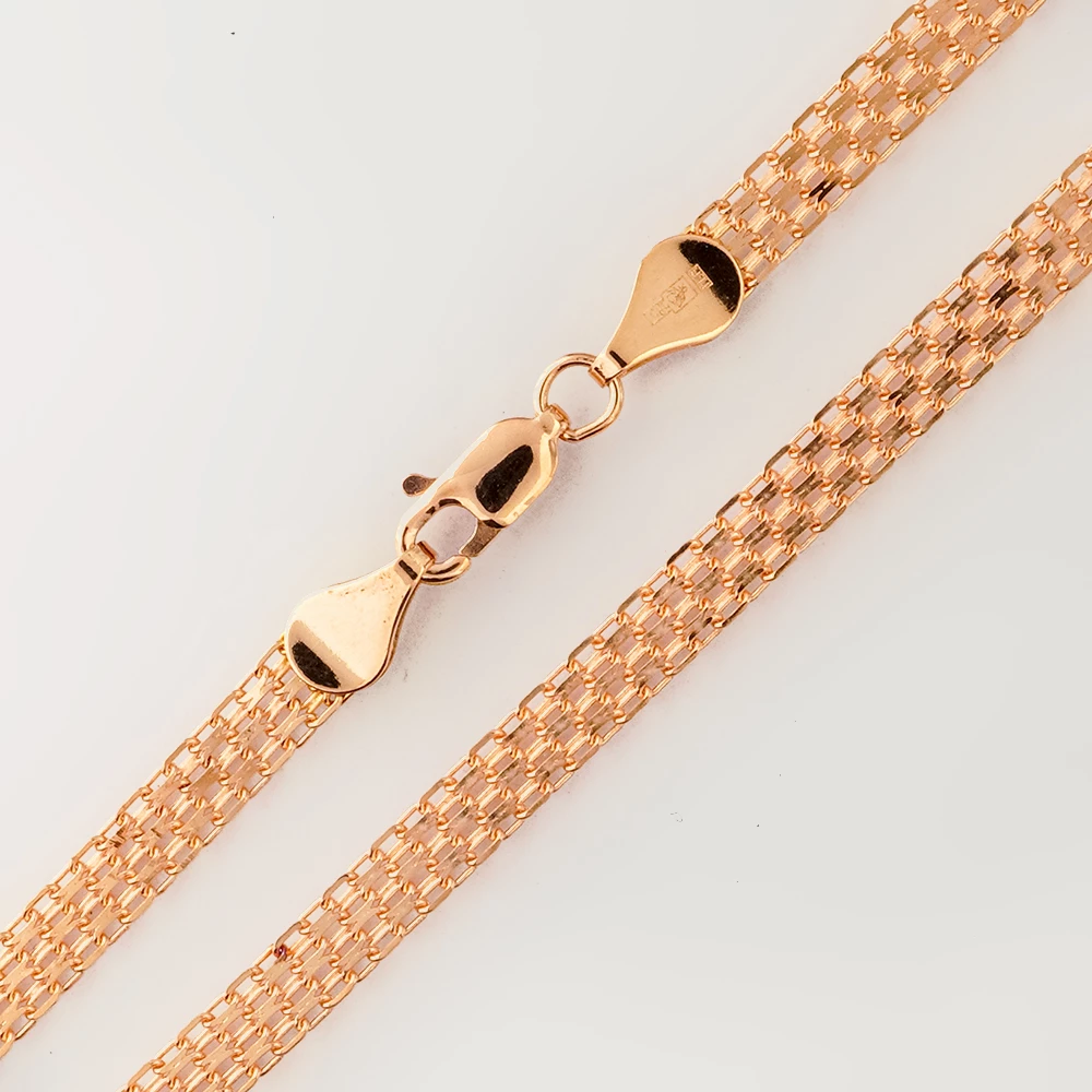 Цепь из красного золота 585 пробы