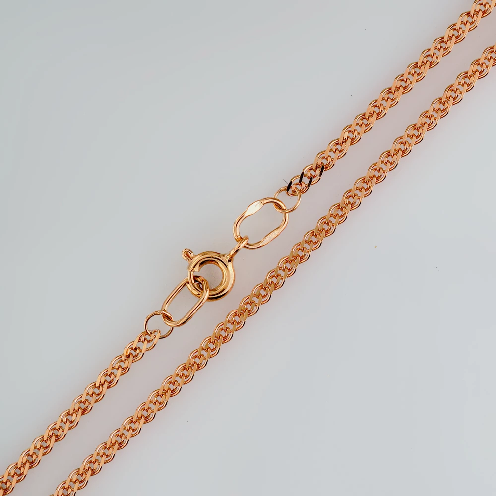 Цепь из красного золота 585 пробы