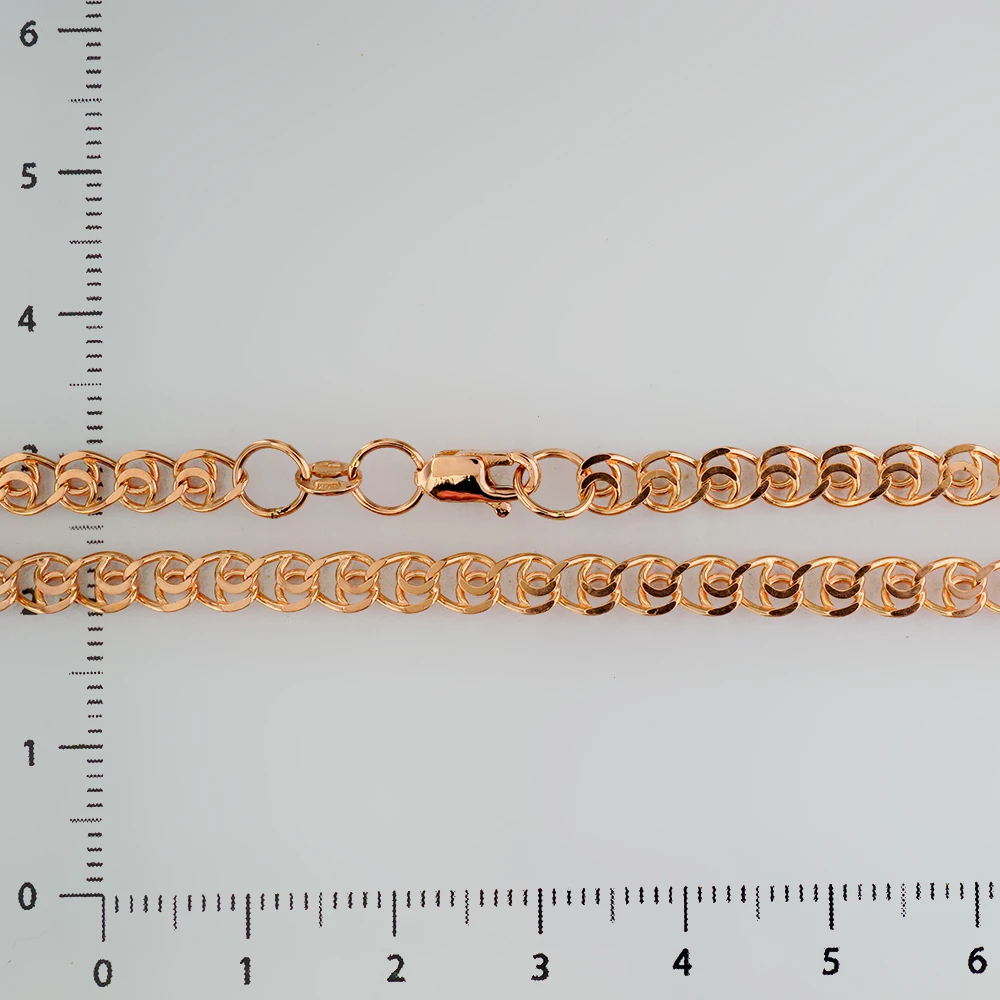 Цепь из красного золота 585 пробы