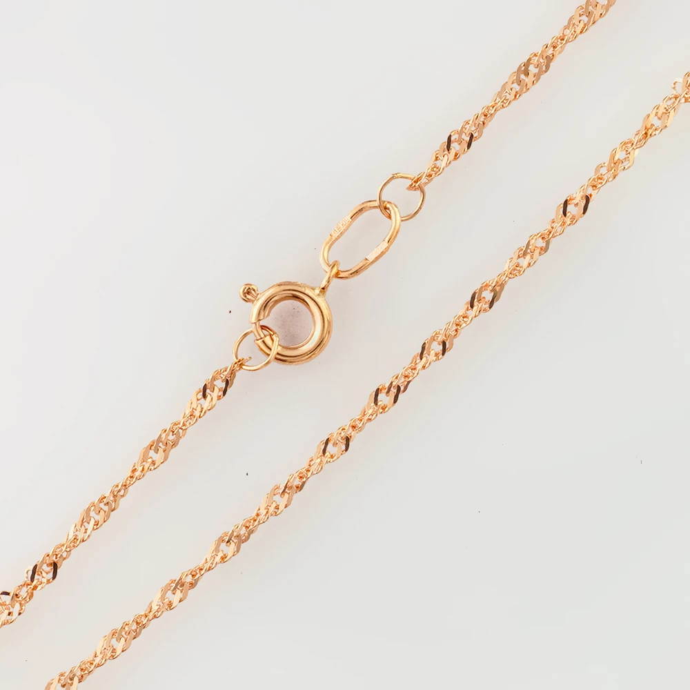 Цепь из красного золота 585 пробы