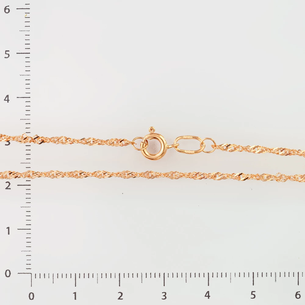 Цепь из красного золота 585 пробы