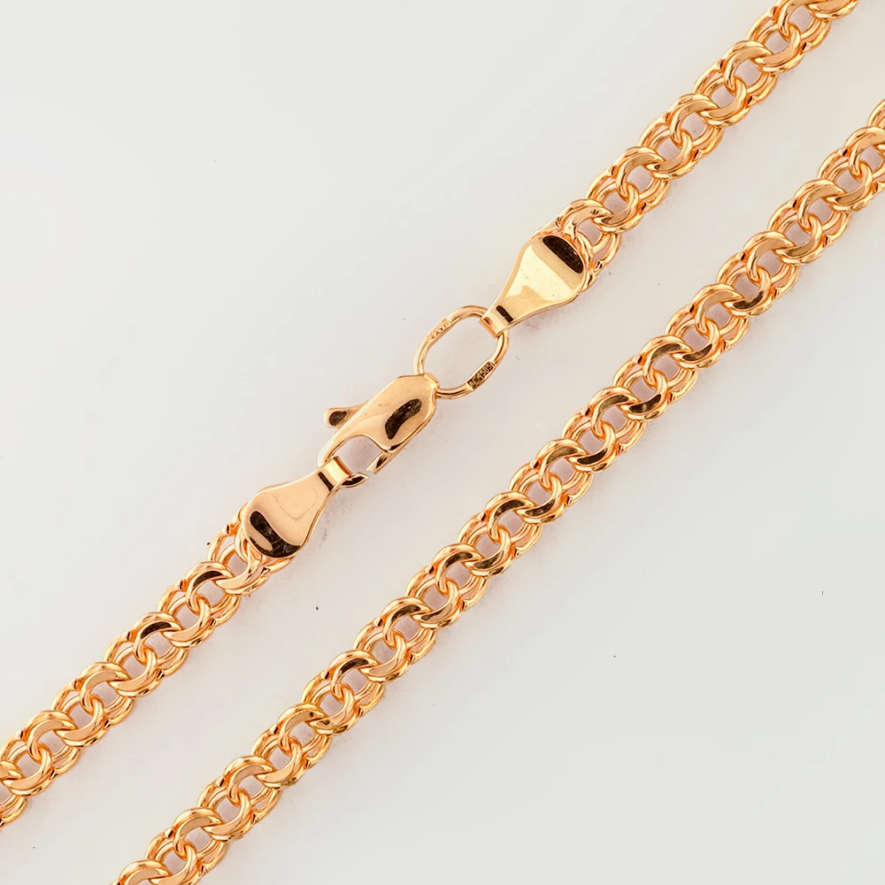 Цепь из красного золота 585 пробы