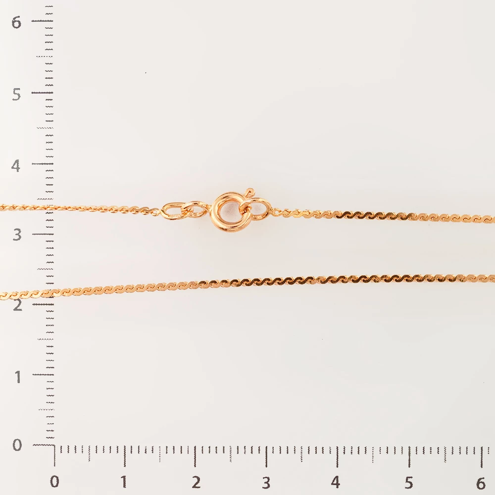 Цепь из красного золота 585 пробы