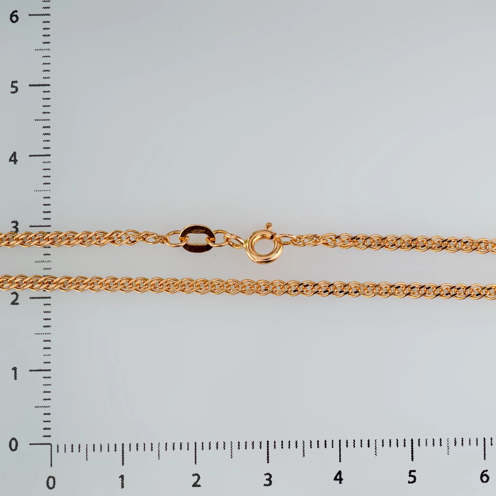 Цепь из красного золота 585 пробы