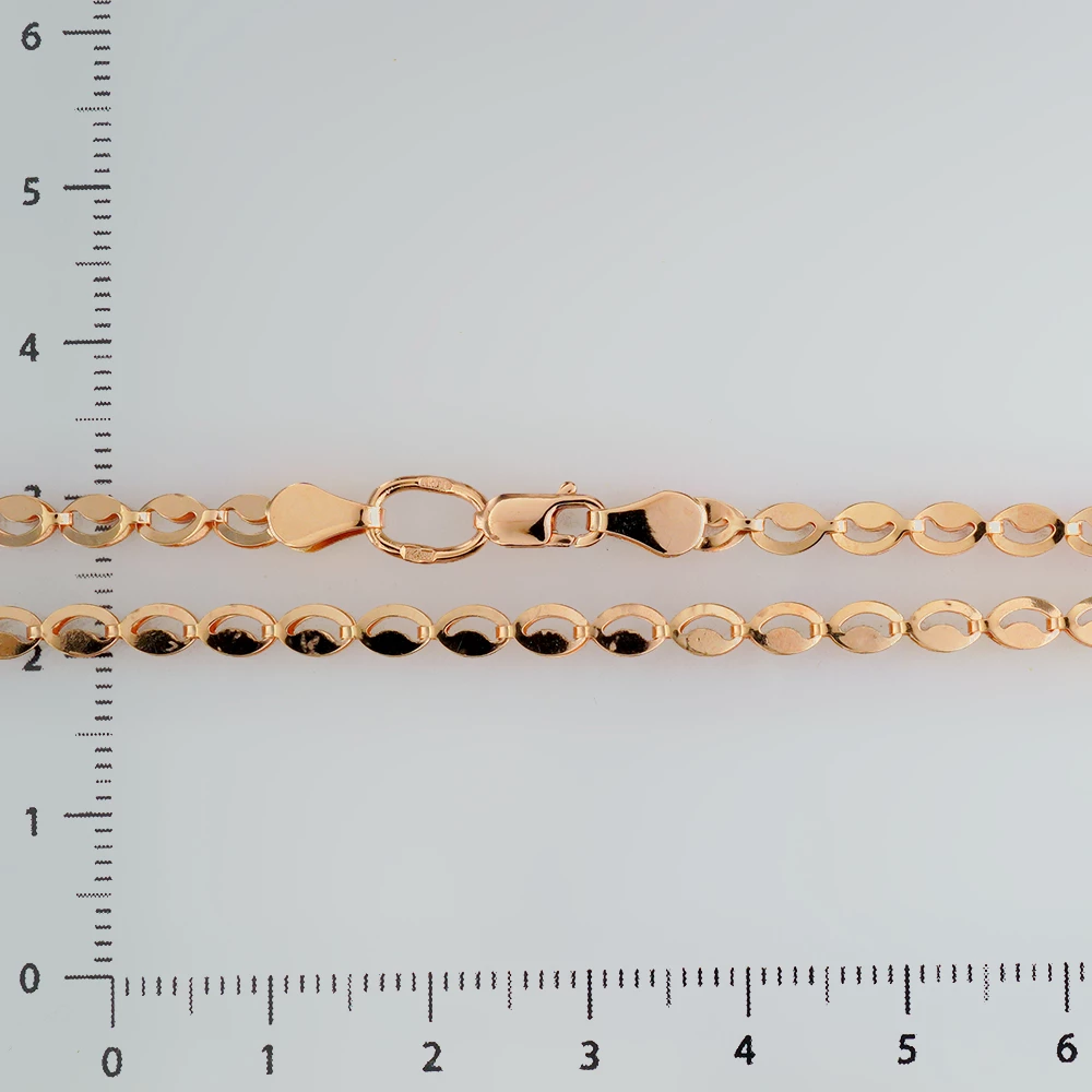 Цепь из красного золота 585 пробы