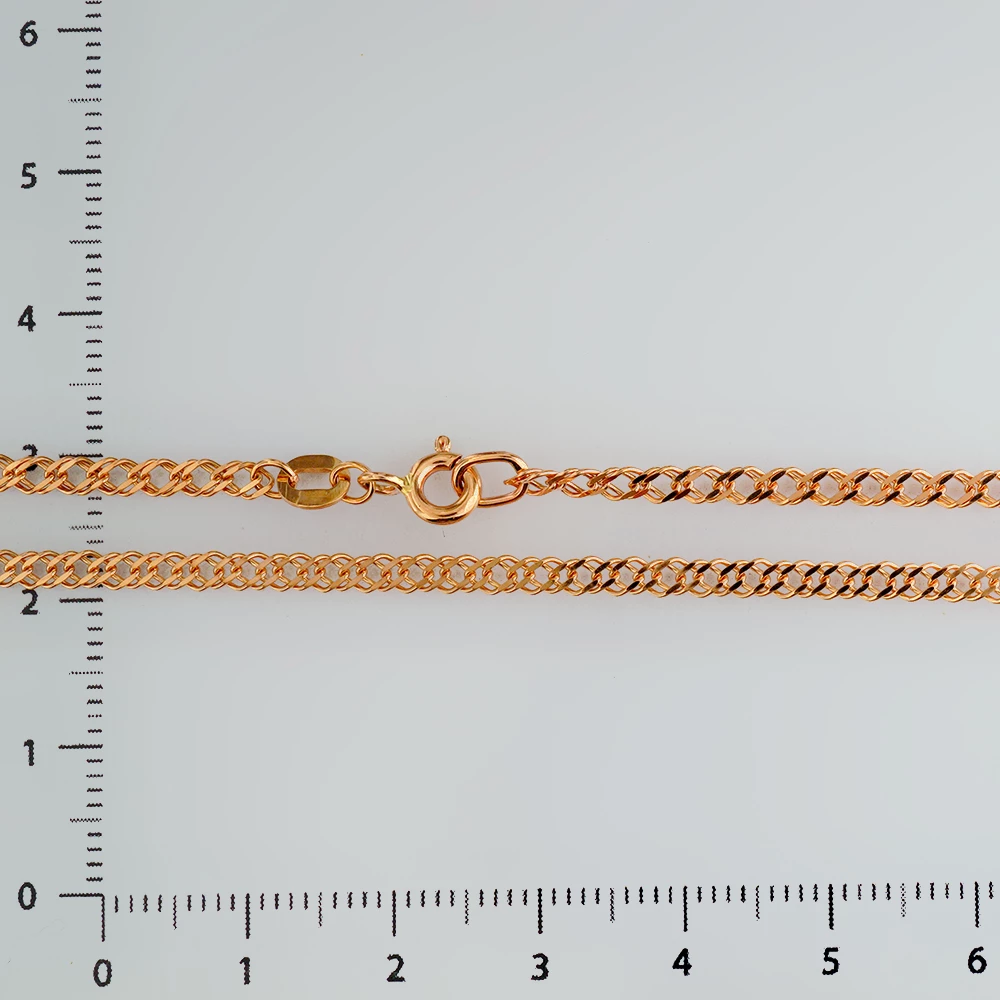 Цепь из красного золота 585 пробы