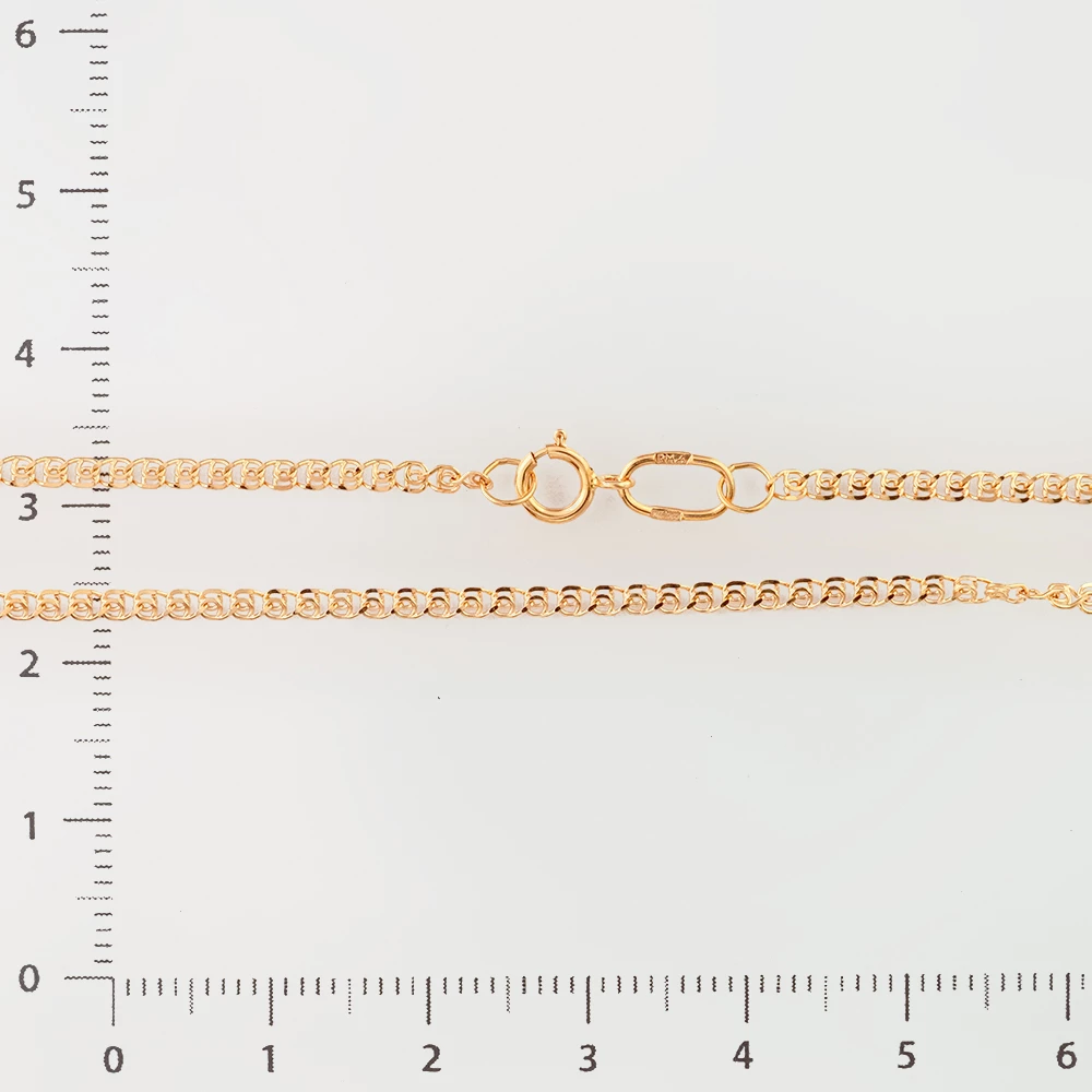 Цепь из красного золота 585 пробы