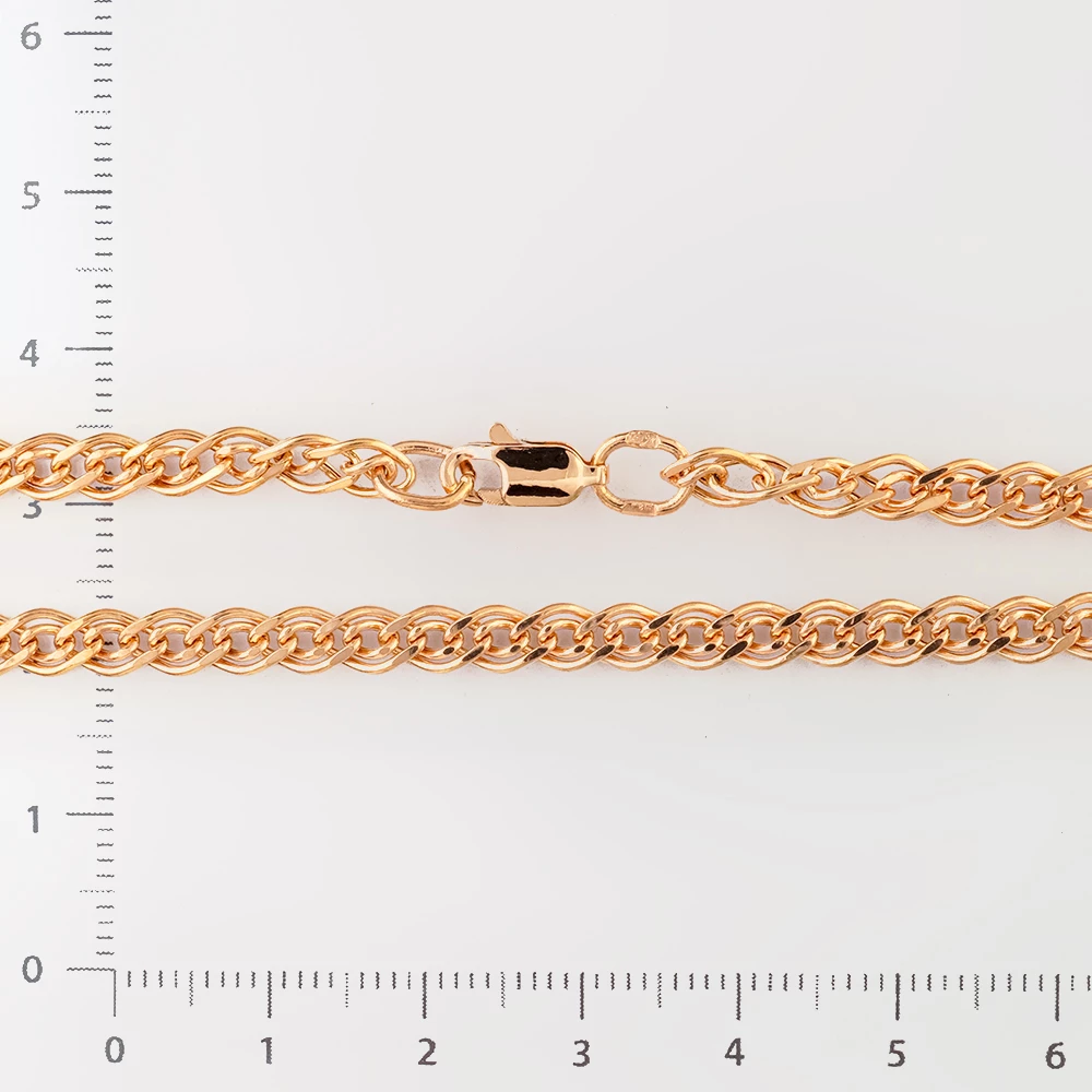 Цепь из красного золота 585 пробы