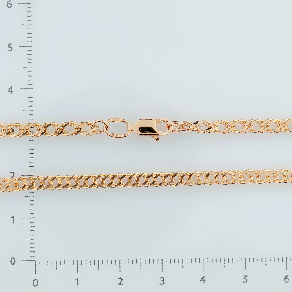 Цепь из красного золота 585 пробы