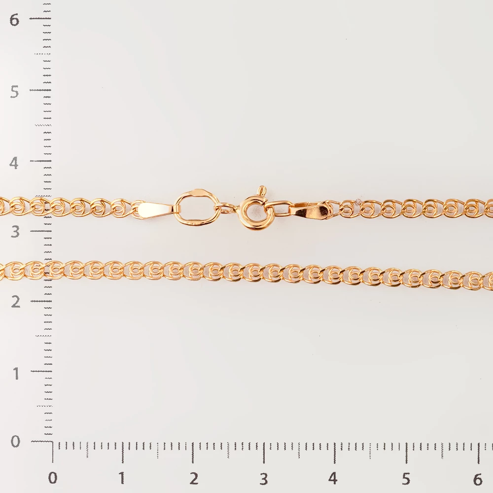 Цепь из красного золота 375 пробы