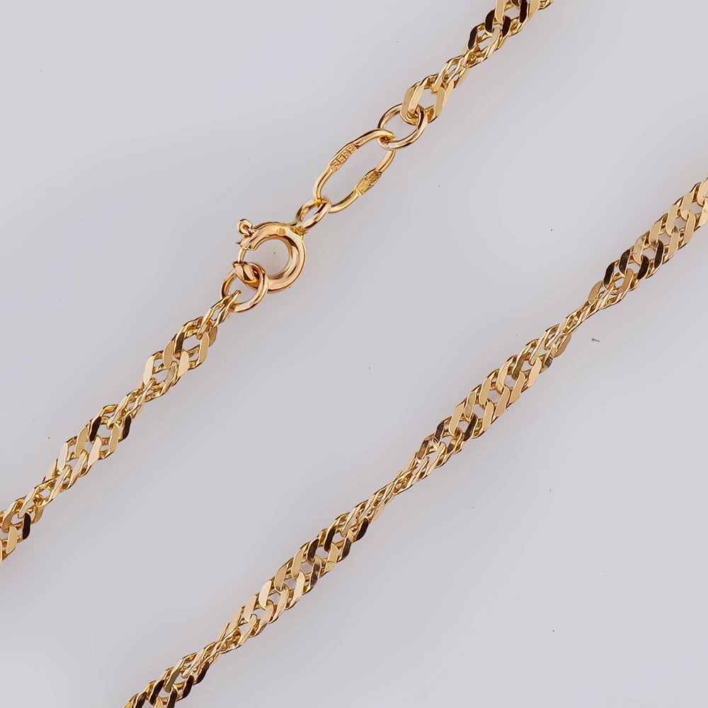 Цепь из красного золота 585 пробы