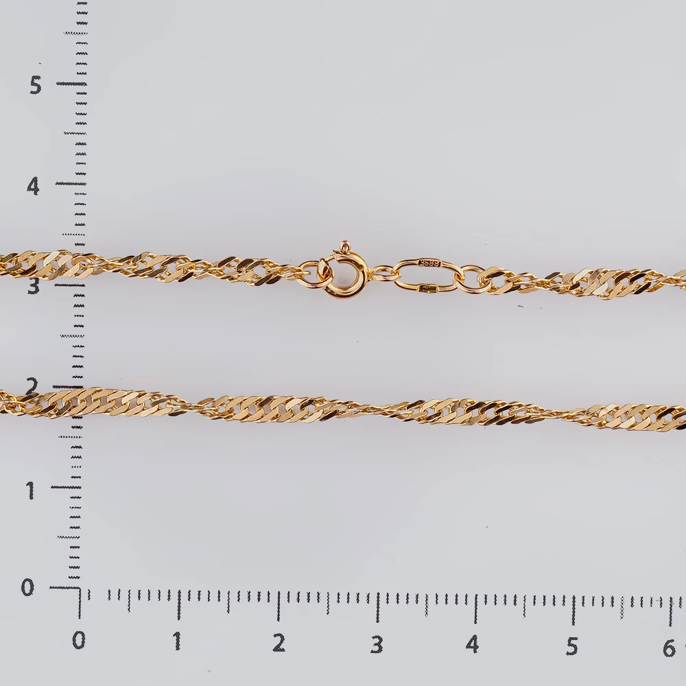 Цепь из красного золота 585 пробы