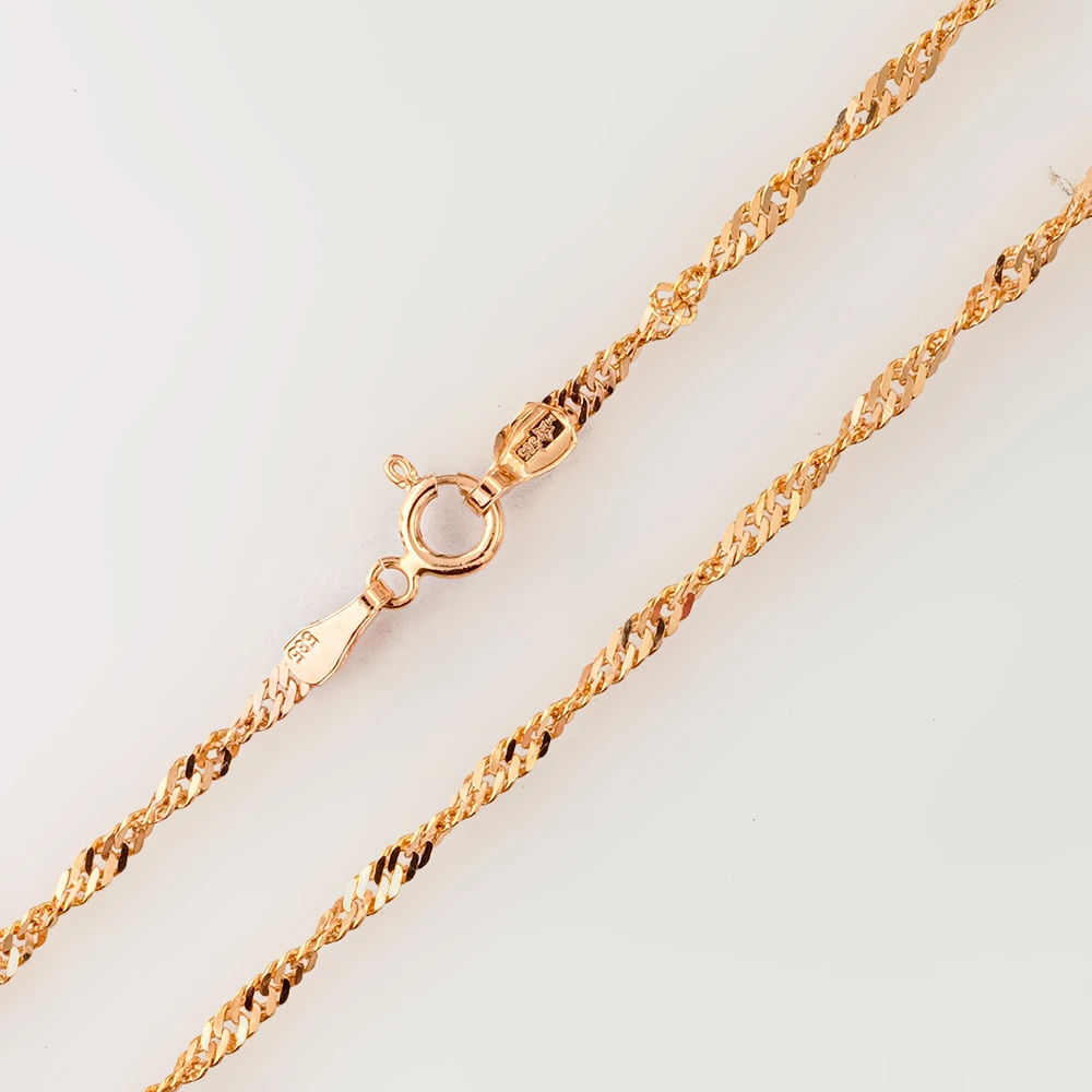 Цепь из красного золота 585 пробы