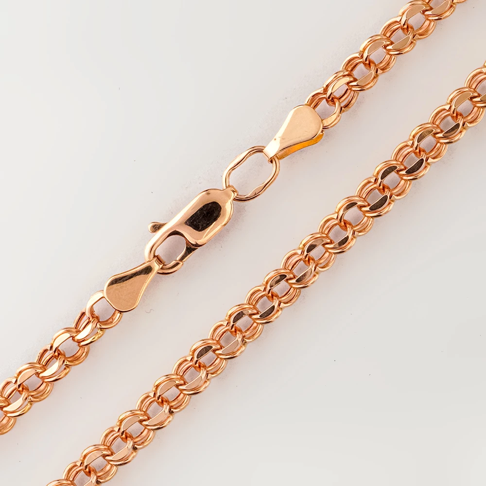 Цепь из красного золота 585 пробы