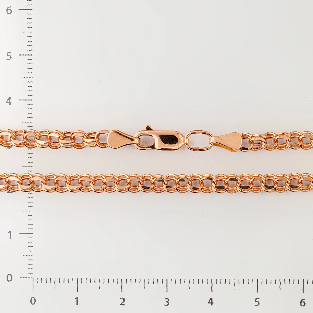 Цепь из красного золота 585 пробы