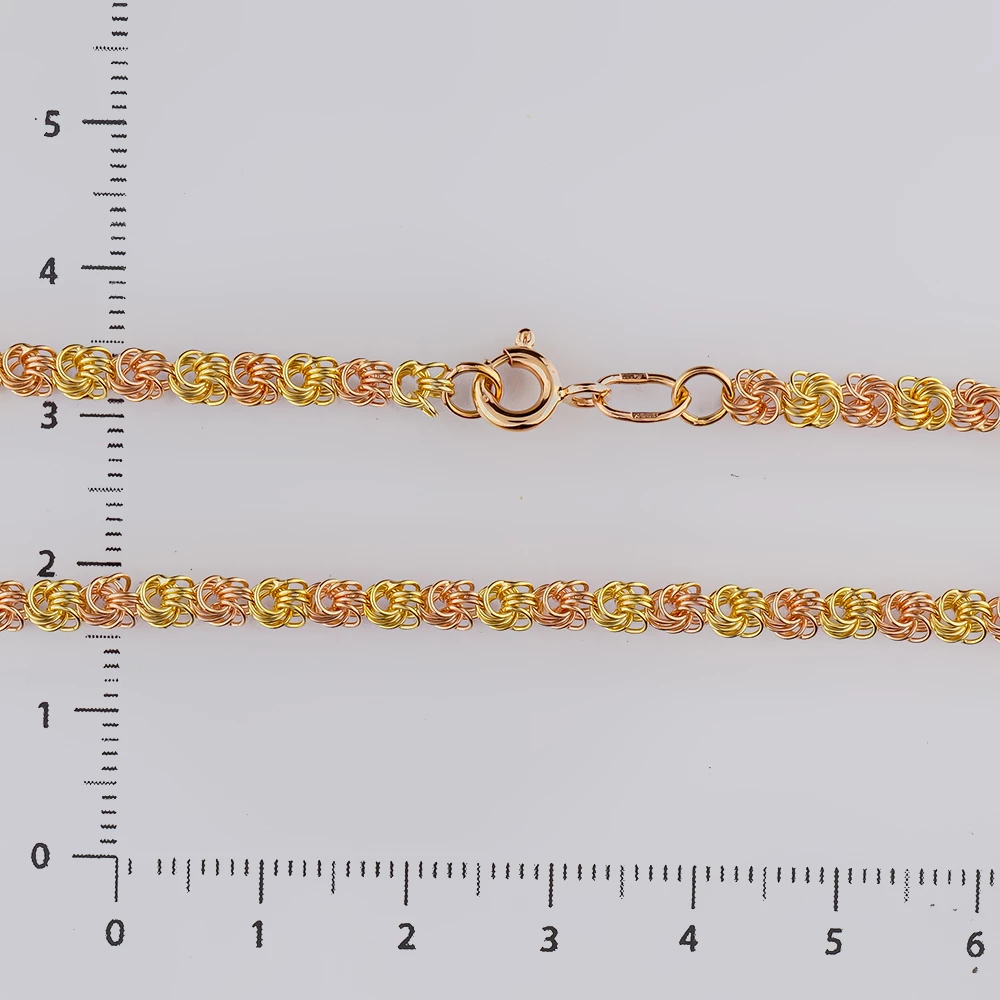 Цепь из красного золота 585 пробы