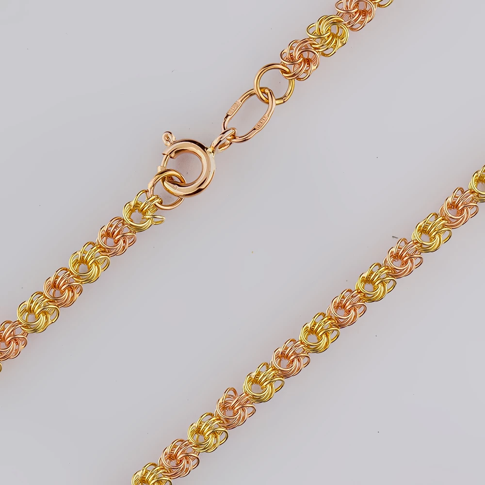 Цепь из красного золота 585 пробы