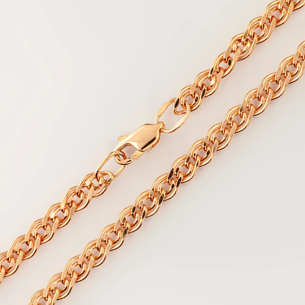 Цепь из красного золота 585 пробы