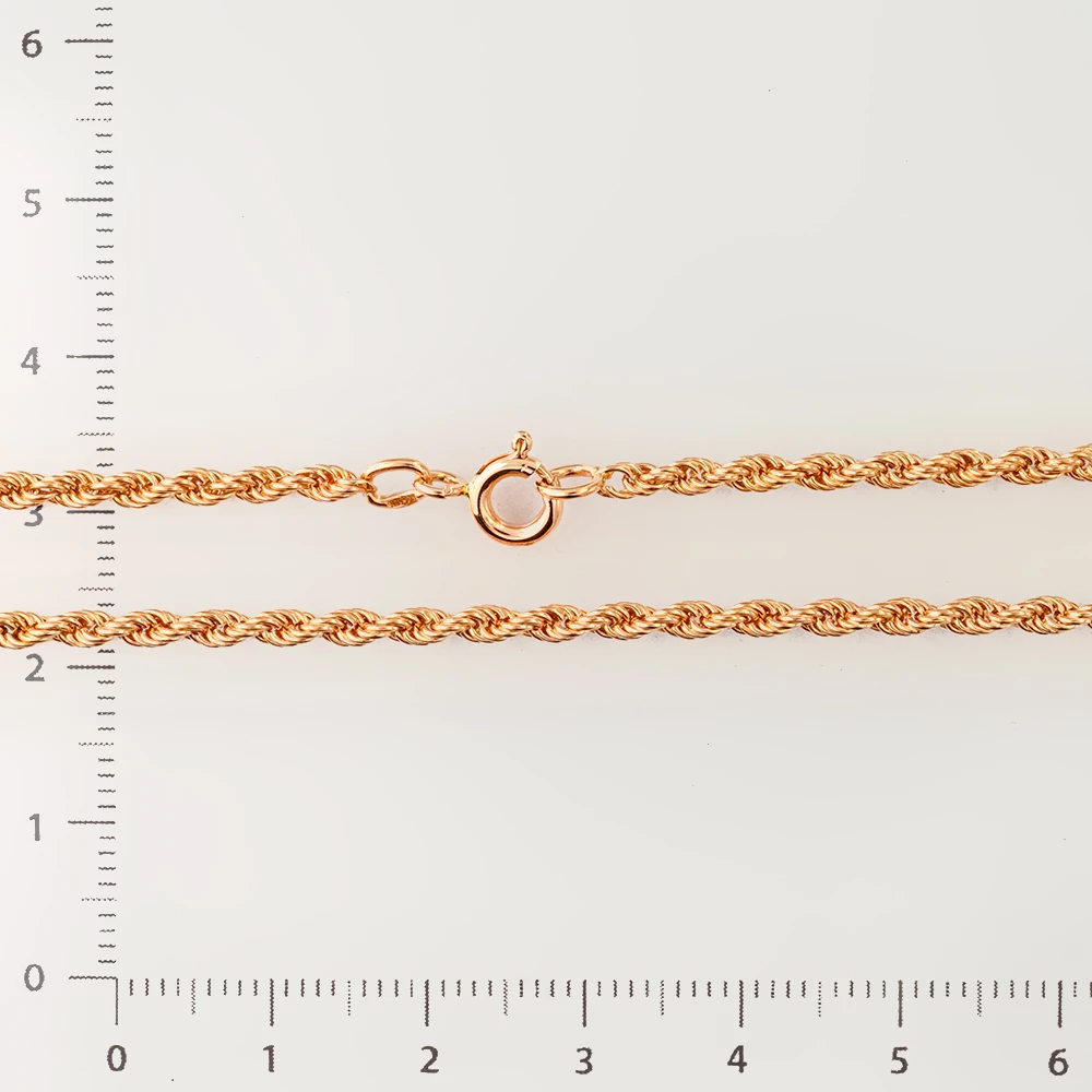 Цепь из красного золота 585 пробы