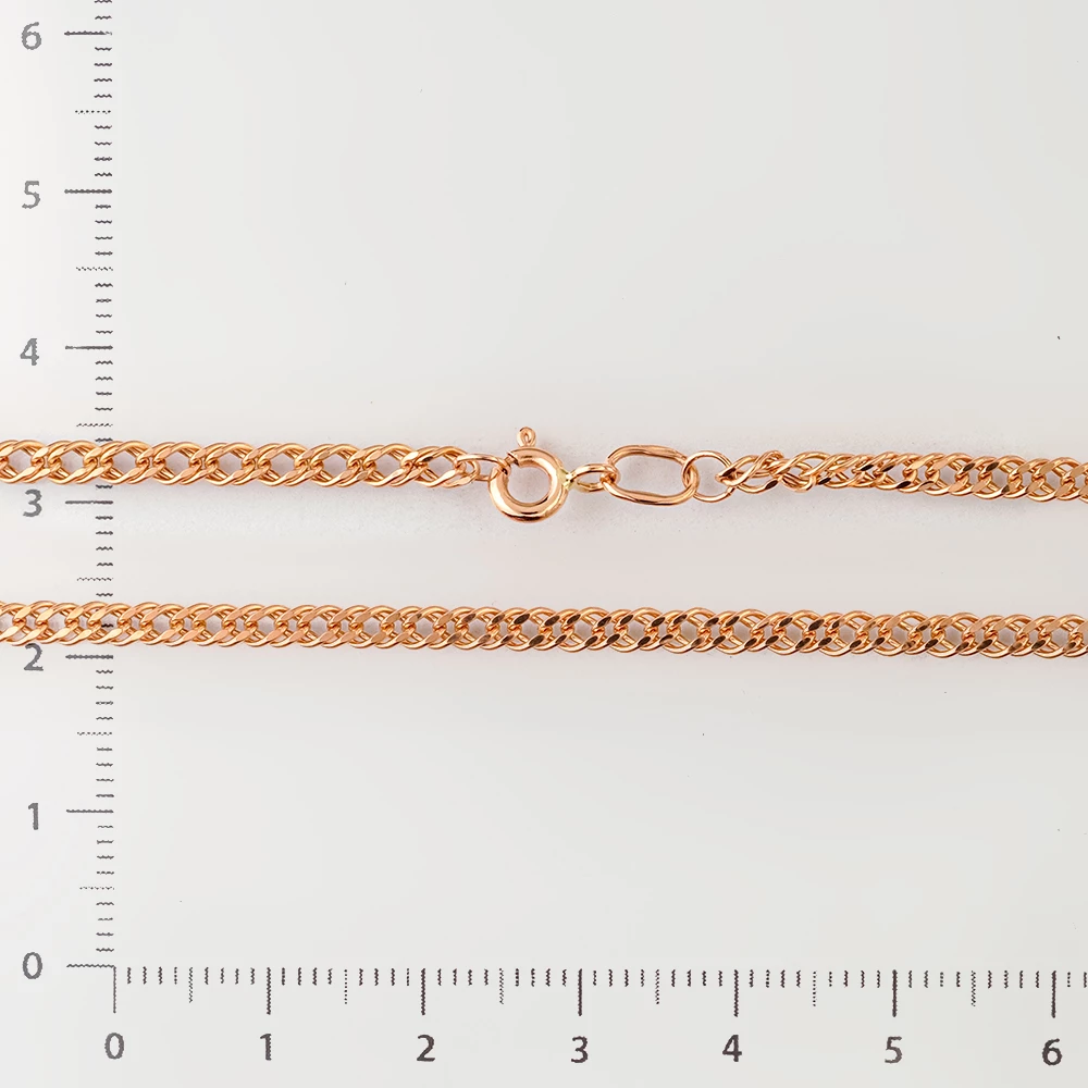 Цепь из красного золота 585 пробы