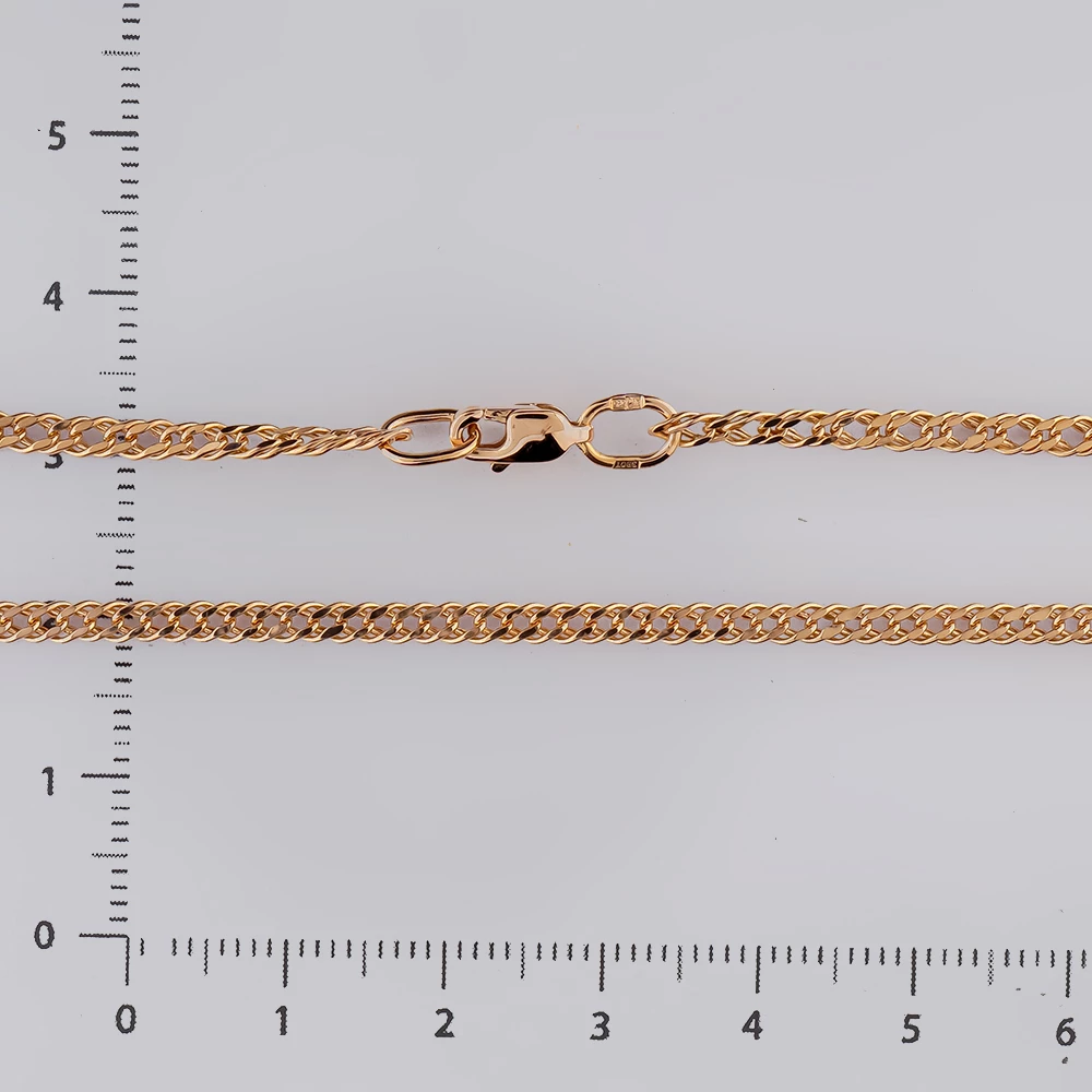 Цепь из красного золота 585 пробы