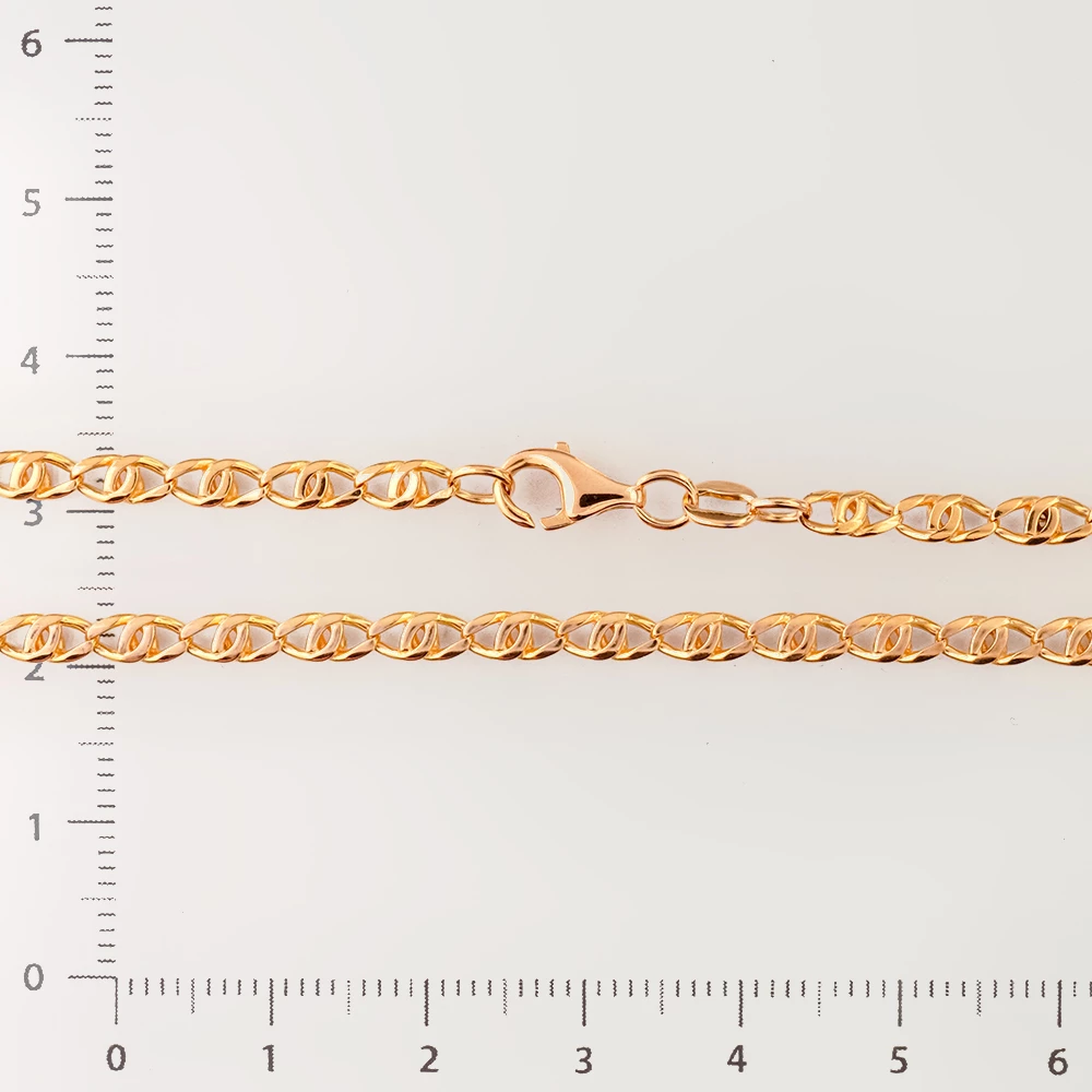 Цепь из красного золота 585 пробы