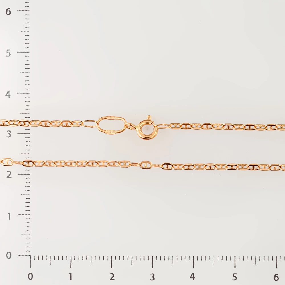 Цепь из красного золота 585 пробы