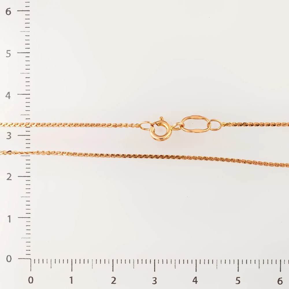 Цепь из красного золота 585 пробы