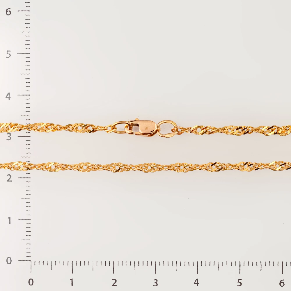 Цепь из желтого золота 585 пробы