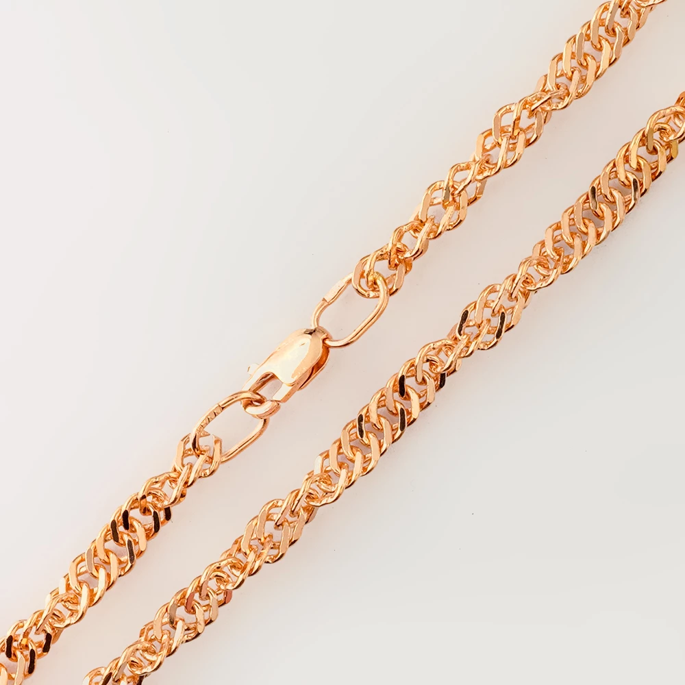 Цепь из красного золота 585 пробы