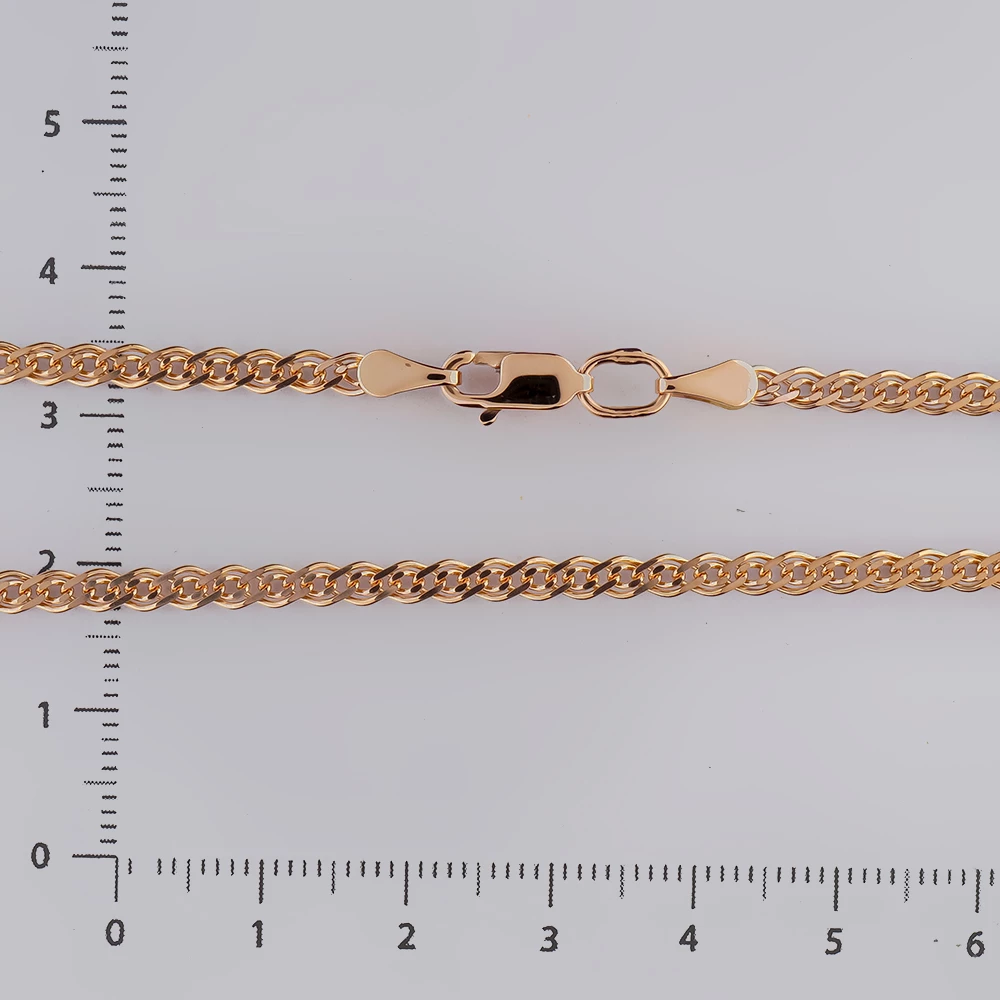 Цепь из красного золота 585 пробы