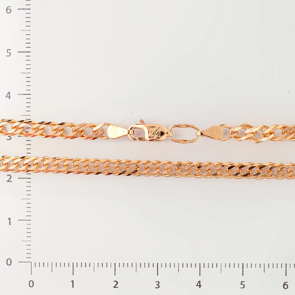 Цепь из красного золота 585 пробы