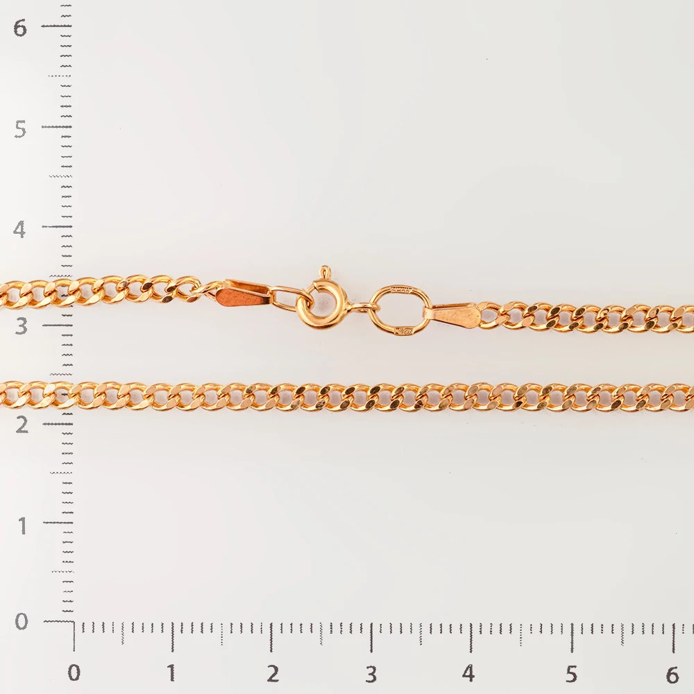 Цепь из красного золота 585 пробы