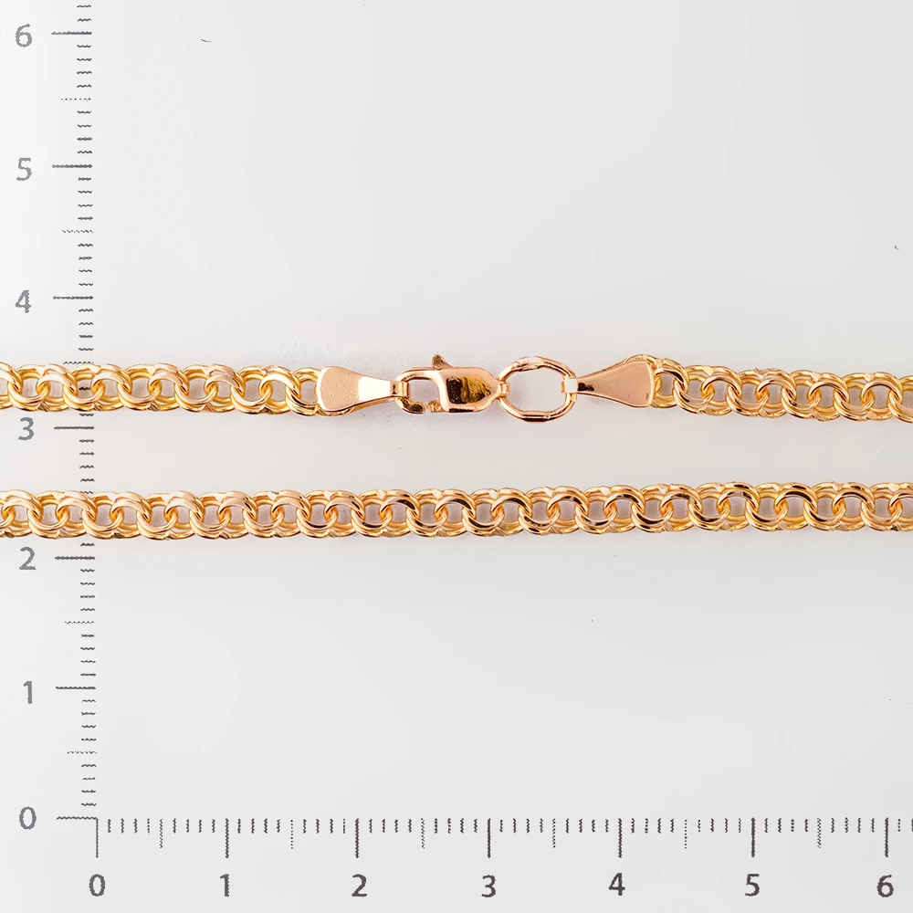 Цепь из красного золота 585 пробы