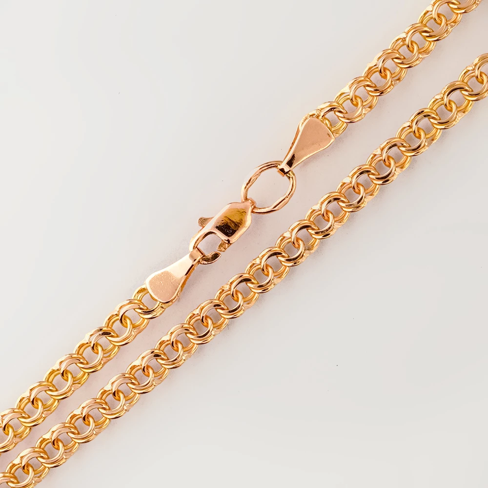 Цепь из красного золота 585 пробы