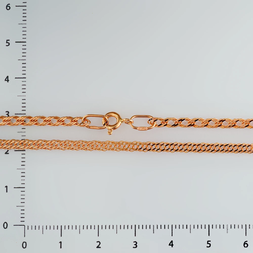 Цепь из красного золота 585 пробы