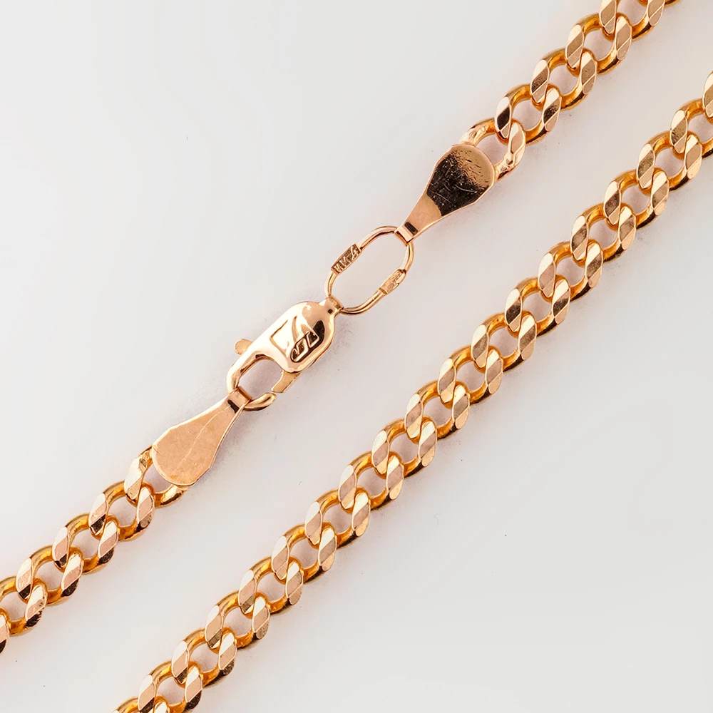 Цепь из красного золота 585 пробы